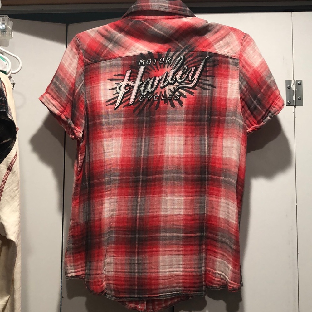 Harley Davidson Snap Front Shirt - Picture 2 of 5